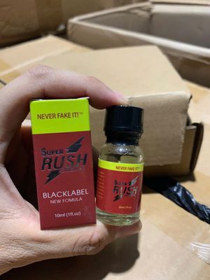 Popper 10ml RUSH Mạnh, Phê , Mùi Dịu, Ko Bỏng Mũi