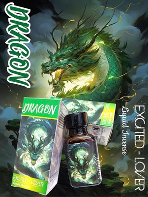 Popper 30ml USA DRAGON Không cồn, mùi dịu, phê lâu, che tên sp 