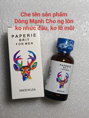 Tinh dầu thơm Popper, 30ml USA, che tên.sp