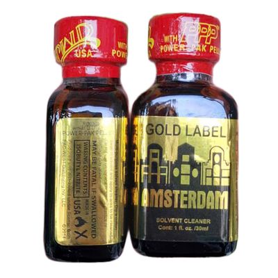 Popper Amsterdam Gold Label 30ml, cực mạnh, phê tới não, che tên 