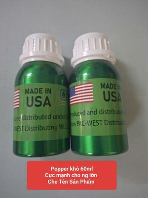 Popper khô 60ml, Cực Mạnh, cho ng lờn, Phê tận mây xanh,che tên sp 