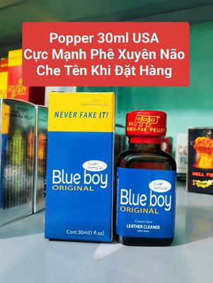 Popper 30ml USA, Hàng Chính Hãng, Bao Phê