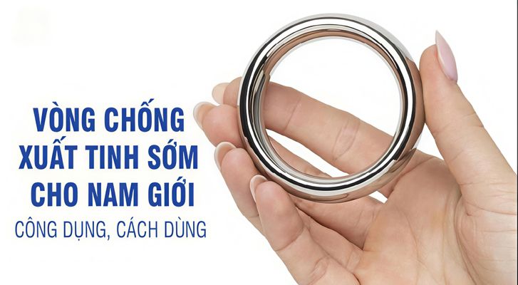 Vòng đeo dương vật inox rộng 45cm, che tên sp 