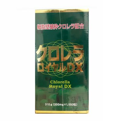 Tảo lục Chlorella Royal DX Nhật Bản 1550 viên - Hỗ trợ tiêu hóa, làm đẹp da, hỗ trợ sức khỏe tự nhiên cho người ăn chay