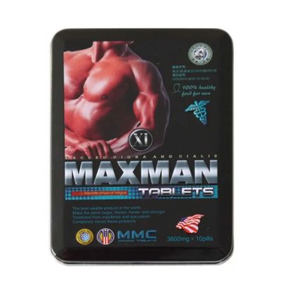 (Hàng công ty) Hộp 10 Viên Maxman Mỹ Hỗ Trợ Sinh Lý Nam sớm tốt (1 vỉ)