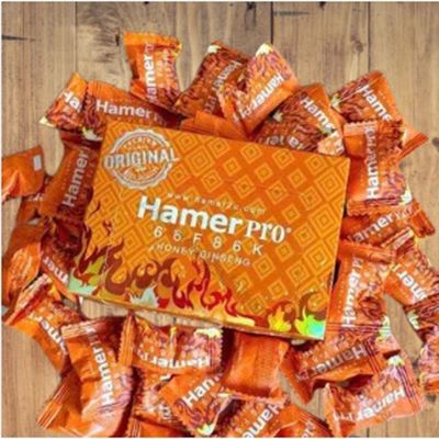 Kẹo sâm ngậm hamer pro mỹ hương vị mật ông mới cao cấp