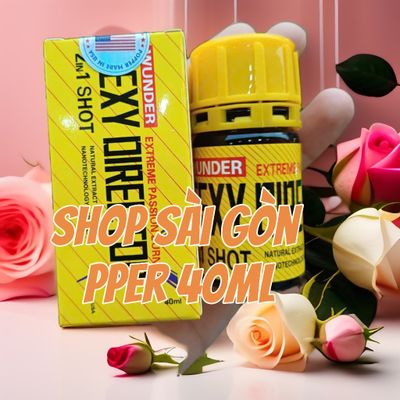 Chai hít Popper 40ml, dòng chính hãng, cực mạnh, che tên 