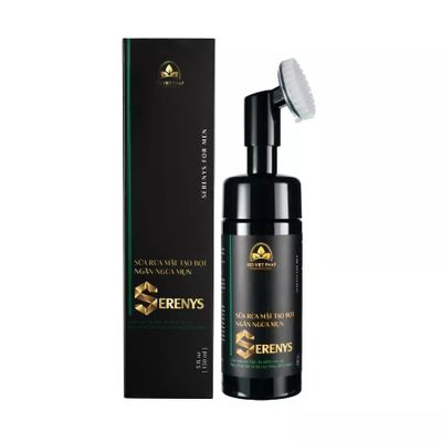 Sữa Rửa Mặt Tạo Bọt Ngăn Ngừa Mụn Nam Serenys 150ml - Sản Phẩm Chăm Sóc Da Mặt Hiệu Quả Cho Phái Mạnh Việt Nam