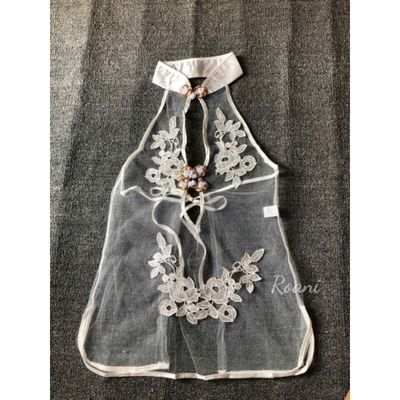 Váy Ngủ Cosplay Sườn Xám Thêu Hoa - Đồ Hóa Trang Nữ Sang Trọng, Kiểu Dáng Truyền Thống, Lý Tưởng Cho Bữa Tiệc Hóa Trang
