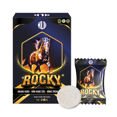 Kẹo Ngậm Cà Phê Rocky Giúp Tỉnh Táo - Sảng Khoái - Lẻ 1 Viên