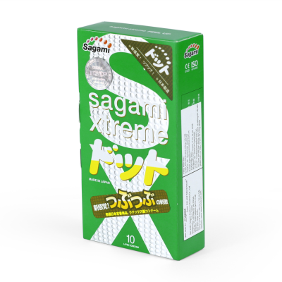 Bao Cao Su Sagami Xtreme Green Gân Gai Hộp 10 Chiếc 565008