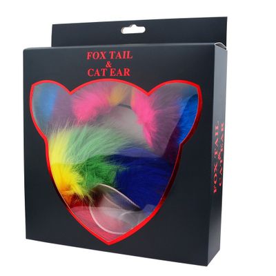 Bộ dụng cụ hóa trang cáo lam và hồng Fox Tail 1 Bộ