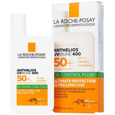 Kem Chống Nắng La Roche-Posay Anthelios UVMune 400 Fluide Oil Control SPF 50+ 50ml chính hãng