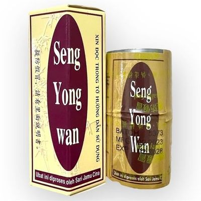 (Hộp 20 Viên) Viên Uống Tăng Cân Seng Yong Wan (Sâm Nhung Hoàn) - Hỗ Trợ Ăn Ngon, Ngủ Ngon, Da Dẻ Hồng Hào - Xuất Xứ Malaysia Chính Hãng