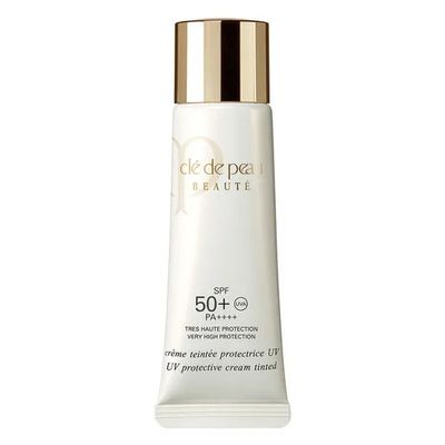 (Chai 30ml) Kem Chống Nắng Clé De Peau UV Protection Cream Tinted Tone Ivory SPF 50+ PA++++ (Mọi Loại Da) Chính Hãng