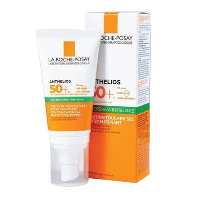 (Chai 50ml) Kem Chống Nắng Hỗ Trợ Kiềm Dầu La Roche-Posay Anthelios SPF50+ Gel-creme Anti-brillance Chính Hãng