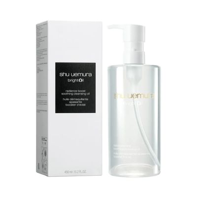 (Chai 450ml) Dầu Tẩy Trang Cân Bằng Độ Ẩm Shu Uemura BrightOil Radiance Boost Soothing Cleansing Oil Chính Hãng