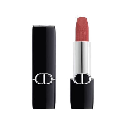 (Màu 624 Đỏ Đất) Son Dior Rouge 624 Verone Velvet Finish Chính Hãng - Son Lì Nhung Dưỡng Ẩm, Bám Màu 12 Giờ, Trang Điểm Quyến Rũ Cho Phụ Nữ