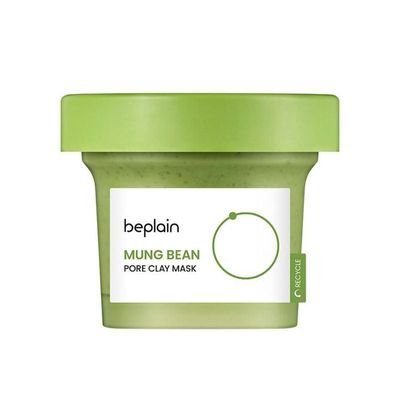 (120g) Mặt Nạ Đất Sét Đậu Xanh Beplain Mung Bean Pore Clay - Giảm Mụn Đầu Đen, Chăm Sóc Da Mặt Hiệu Quả, Cho Làn Da Mịn Màng Chính Hãng