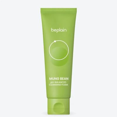 (80ml) Sữa Rửa Mặt Đậu Xanh Cân Bằng Độ PH Beplain Mung Bean PH-Balanced Cleansing Foam Chính Hãng