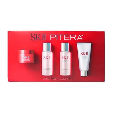 (4 Món) Set Dưỡng Da SK-II Pitera Youth Essentials Mini (Sữa Rửa Mặt 20g, Essence 30ml, Lotion 30ml, Kem Dưỡng Airy Crea