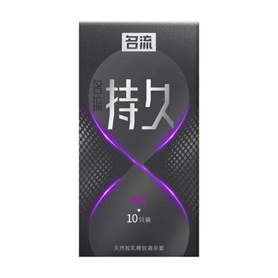 (Hộp 10 Cái) Bao cao su Mingliu Đồng Hồ Tím - Có hạt, kéo dài thời gian chính hãng