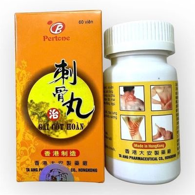 (Loại Xịn) Viên uống Gai cốt hoàn hỗ trợ đau nhức xương khớp, phong thấp nhức mỏi, đau lưng, nhức khớp, viêm khớp - Hộp