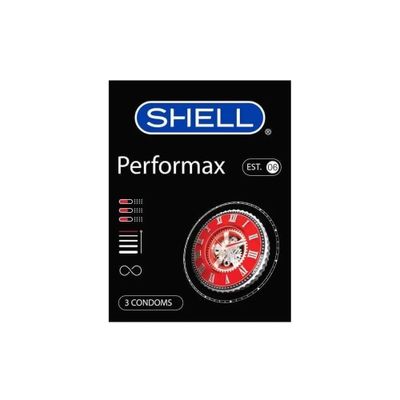 (Hộp 3 Cái) Bao cao su Shell Performax 6 in 1 - Kéo dài thời gian chính hãng