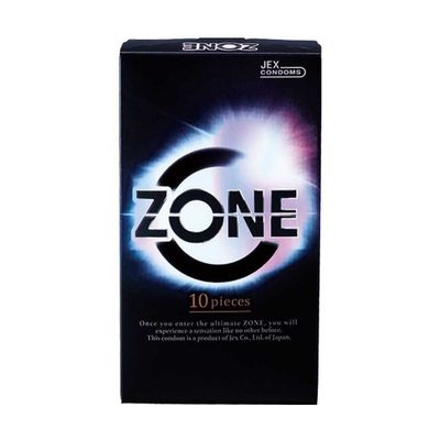(Hộp 10 Cái) Bao cao su JEX Zone - Siêu mỏng chân thật, nhiều gel chính hãng