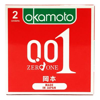 (Hộp Bao) Bao Cao Su Okamoto 0.01 PU Zero One Siêu Mỏng Truyền Nhiệt Nhanh Chính Hãng
