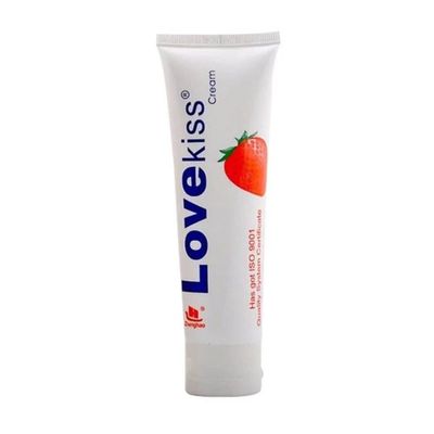 (Chai 100ml) Gel bôi trơn hương dâu Love Kiss chính hãng