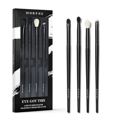 Bộ Cọ Trang Điểm Mắt Morphe Eye Got This - Set 4 Cây Chất Lượng Cao Cho Kẻ Mắt Hoàn Hảo, Dễ Sử Dụng, Chính Hãng