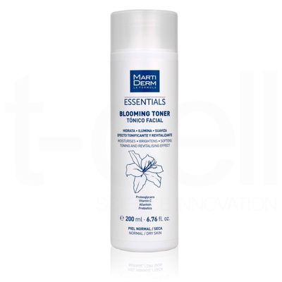 Nước Cân Bằng Dưỡng Ẩm MartiDerm Essentials Blooming Toner 200ml - Toner Hoa Hồng Giữ Ẩm & Làm Sáng Da Cho Da Thường Chí