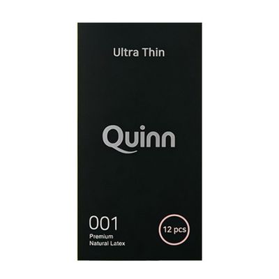 (Hộp 10 Cái) Quinn Ultra Thin - Bao cao su siêu mỏng 0.01 Chính hãng