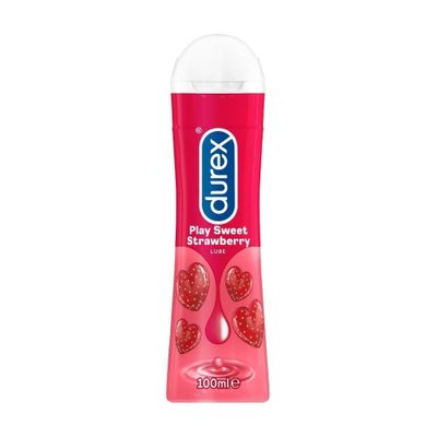 (Cahi 100ml) Gel bôi trơn hương dâu ngọt ngào Durex Strawberry Chính hãng