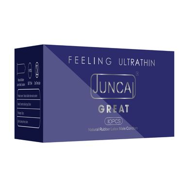 (Hộp 10 Cái) Bao cao su cao cấp hương dâu khử mùi Juncai Great Chính Hãng