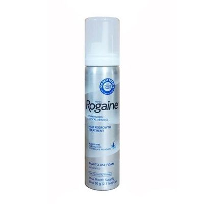 Bọt Rogaine Minoxidil 5% cho Nam - Hỗ Trợ Mọc Tóc, Phục Hồi Tóc Hư Tổn - Sản Phẩm Chính Hãng 60g