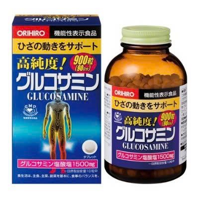 Viên uống Glucosamine High Purity Orihiro (900 viên) - Hỗ trợ sức khỏe khớp, giảm đau và tăng cường linh hoạt cho người