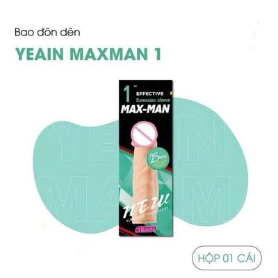 (Hộp 1 Cái) Bao Cao Su Đôn Dên Dành Cho Nam Giới Yeain Maxmannn 1 Chính hãng