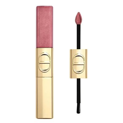 Son Kem Dior Rouge Dior Sequin Liquid Duo 420 Pink Star - Son Chính Hãng Màu Hồng Gỗ Sang Trọng và Quyến Rũ