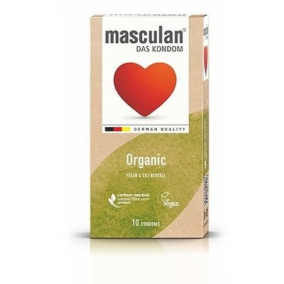 (Hộp 10 Cái) Bao Cao Su Masculan Organic – Hữu cơ – An toàn chính hãng