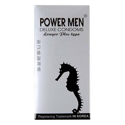(HỘP 12 CÁI) BAO CAO SU POWERMEN BẠC CHÍNH HÃNG