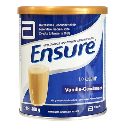 Sữa Ensure Đức 400g - Dinh Dưỡng Hỗ Trợ Sức Khỏe Cho Mọi Lứa Tuổi, Protein, Vitamin, Canxi, Tăng Cường Miễn Dịch