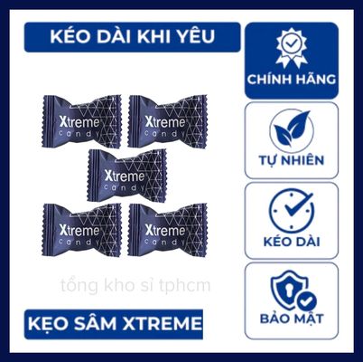 Combo 5 viên Kẹo xâm Xtreme Chính hãng - giao hang che ten