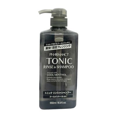 Dầu Gội Tonic Pharmaact 550ml Dành Cho Nam - Ngăn Ngừa Gàu, Cung Cấp Độ Ẩm, Hương Thơm Nam Tính, Tóc Khỏe Đẹp Tự Nhiên