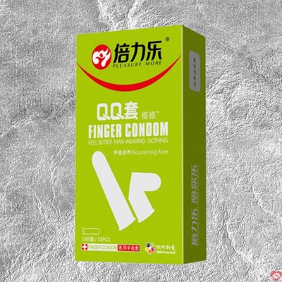Bao Cao Su Ngón Tay Beilile QQ Aloe – Tinh Chất Nha Đam Siêu Mướt, Kích Thích Điểm G Mềm Mại, Trải Nghiệm Mới Lạ (Hộp 10 Chiếc)