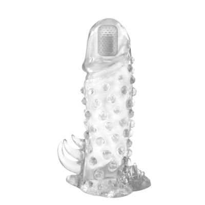 Bao Cao Su Đôn Dên Gai Khủng Brave Man – Tăng Kích Thước 4cm, Tích Hợp Rung Đầu Kích Thích Sâu & Kéo Dài Thời Gian (Hộp 1 Cái)