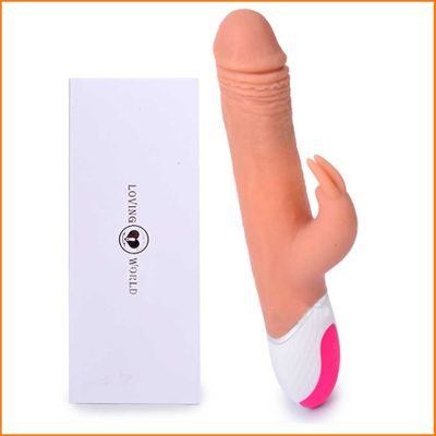 Dương vật giả thụt, xoay đầu cao cấp có nhánh rung - Indulge Advancer 660513