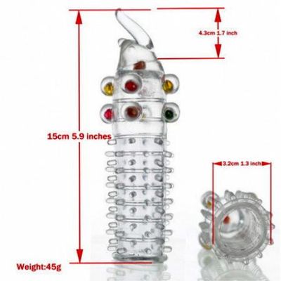 Bao Cao Su Đôn Dên Bi Voi Thái Lan – Silicon Cao Cấp, Đôn Dài 3cm & Tăng Kích Cỡ, Tái Sử Dụng Nhiều Lần (Hộp 1 Cái)