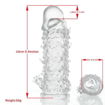 Bao Cao Su Đôn Dên Vảy Cá Dragon's Scale – Tăng Kích Thước 3cm, Thiết Kế Vảy Gai Massage & Kéo Dài Thời Gian (Hộp 1 Cái)